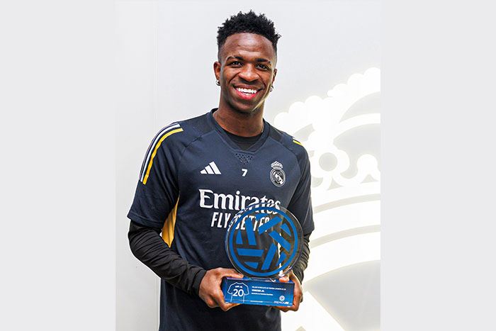 VINICIUS VINI JR VOTED BEST LALIGA PLAYER IN 2022/2023
